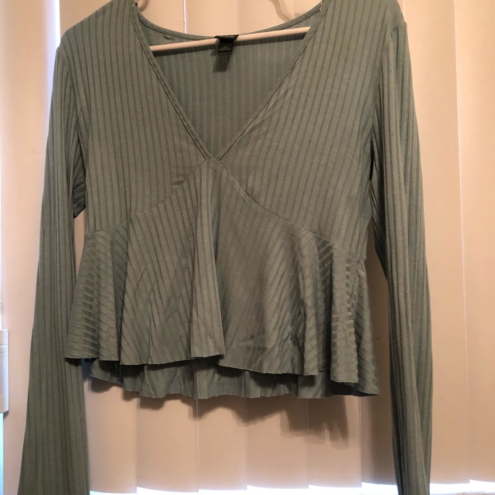 Teal shirt